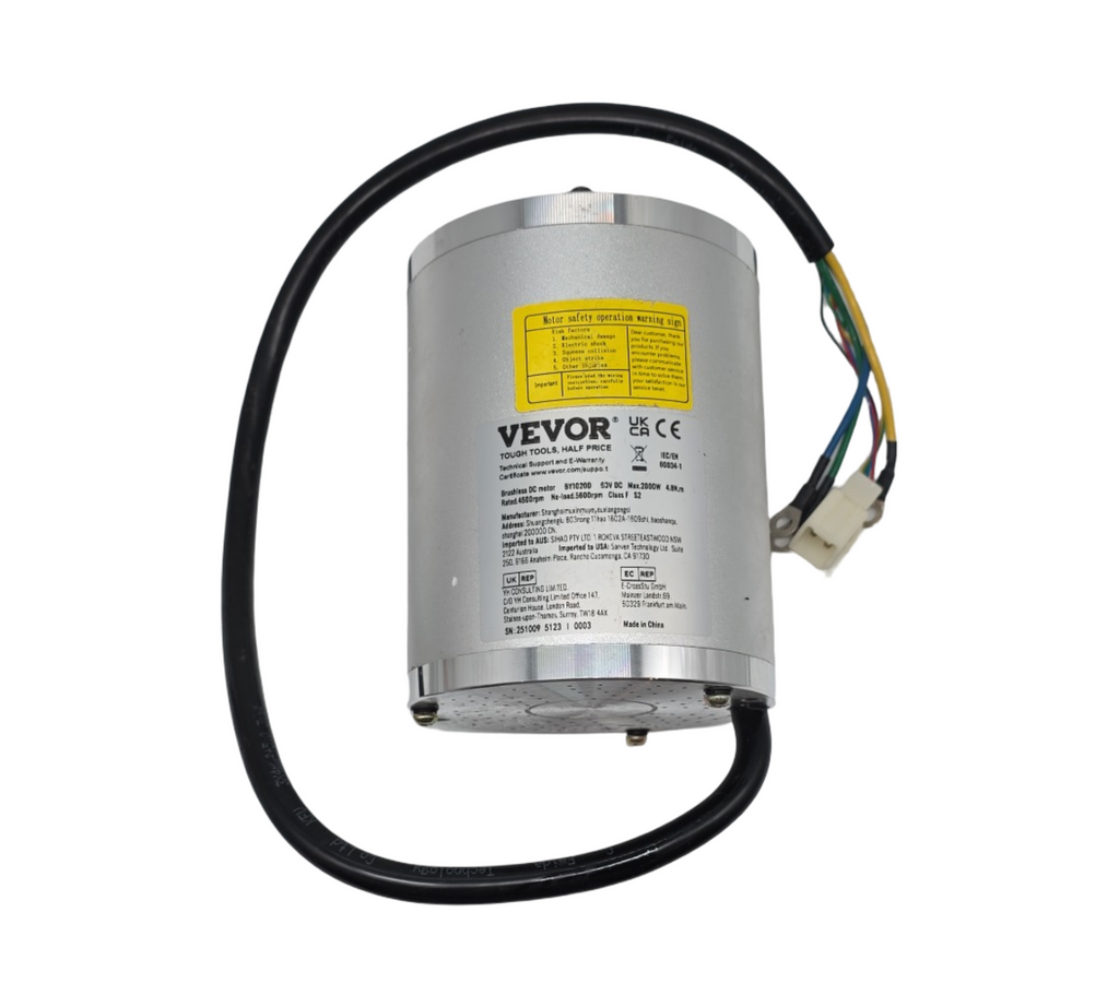 VEVOR Gleichstrommotor Bausatz 2000W 60V 4500 U/min bürstenlos