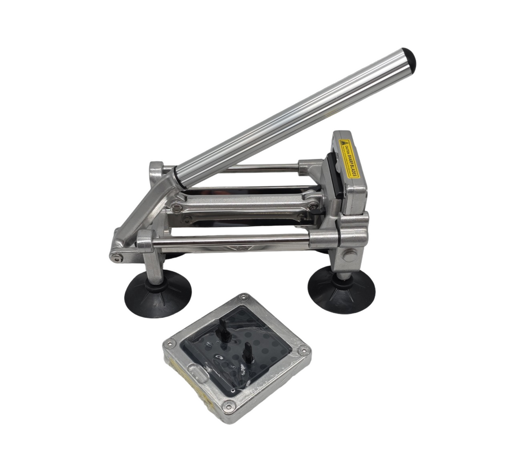 VEVOR Gemüse-Multischneider Pommes Schneider manuell 12,7 mm 9,5 mm