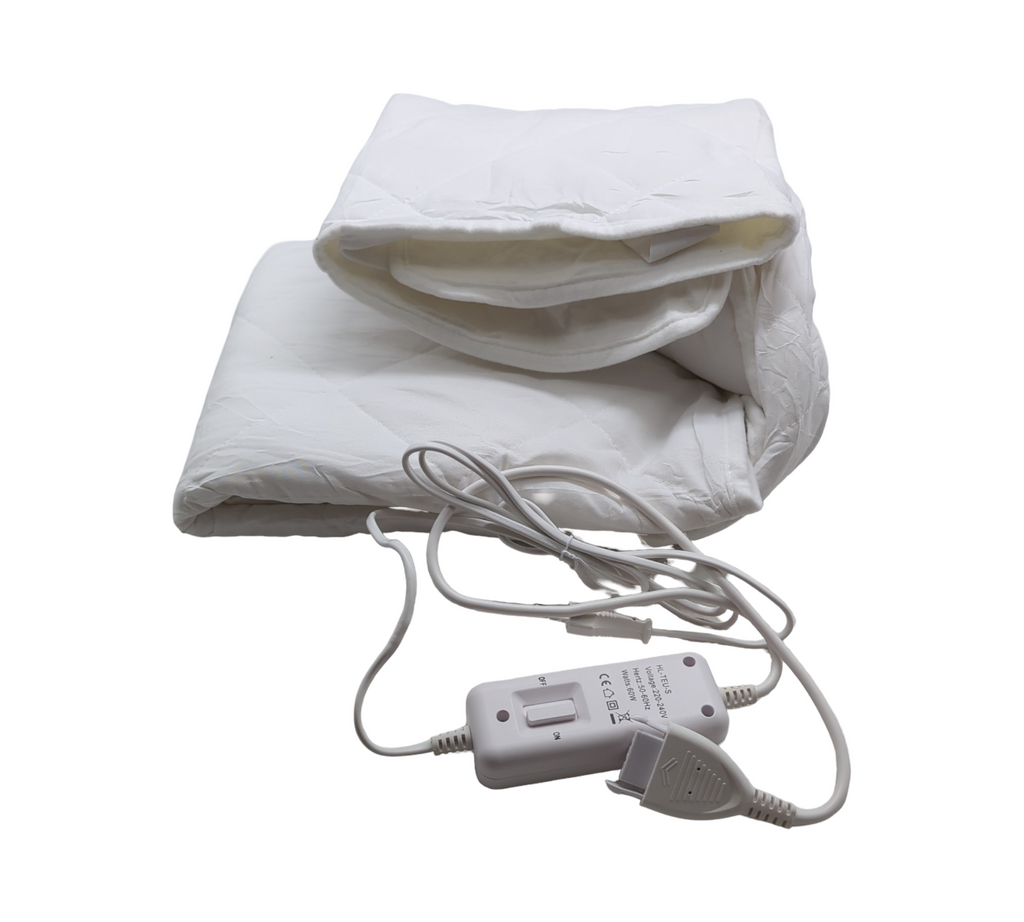 VEVOR Bettwärmer Beheizte Matratzenauflage 4 Heizstufen Timer 150x80cm
