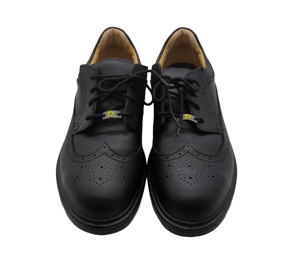 ELTEN OFFICER Sicherheitsschuhe Herren Leder Stahlkappe leicht elegant Schwarz Größe 45