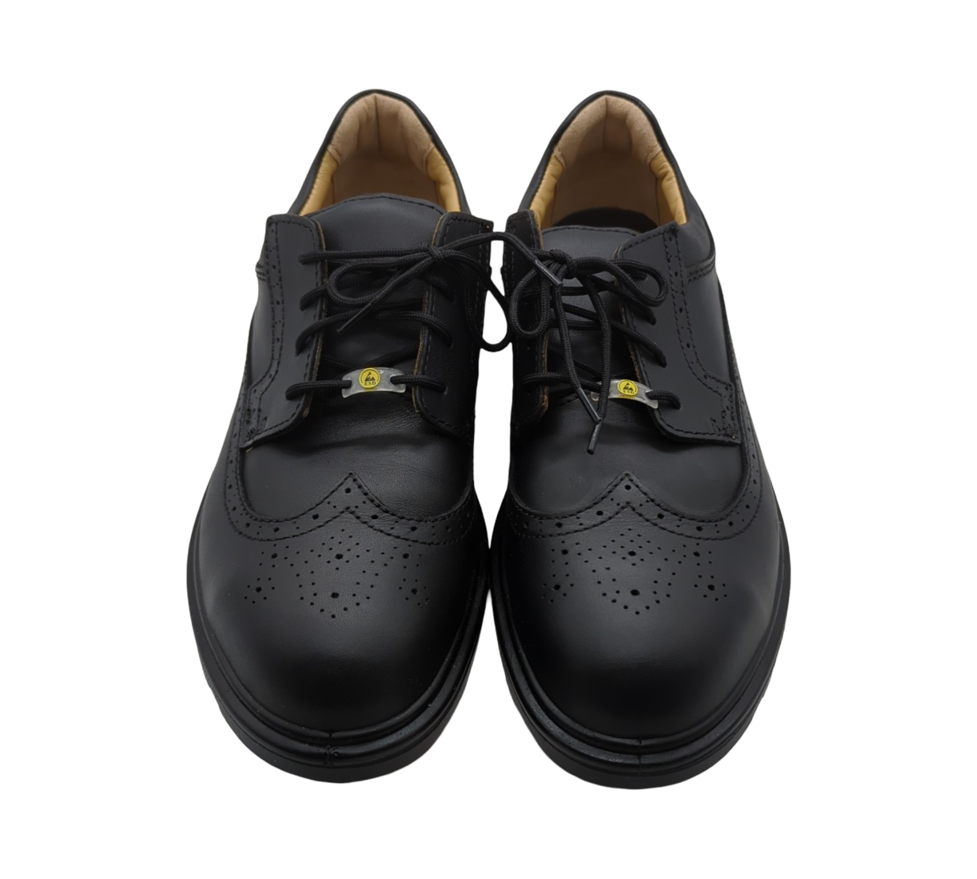 ELTEN OFFICER Sicherheitsschuhe Herren Leder Stahlkappe leicht elegant Schwarz Größe 45