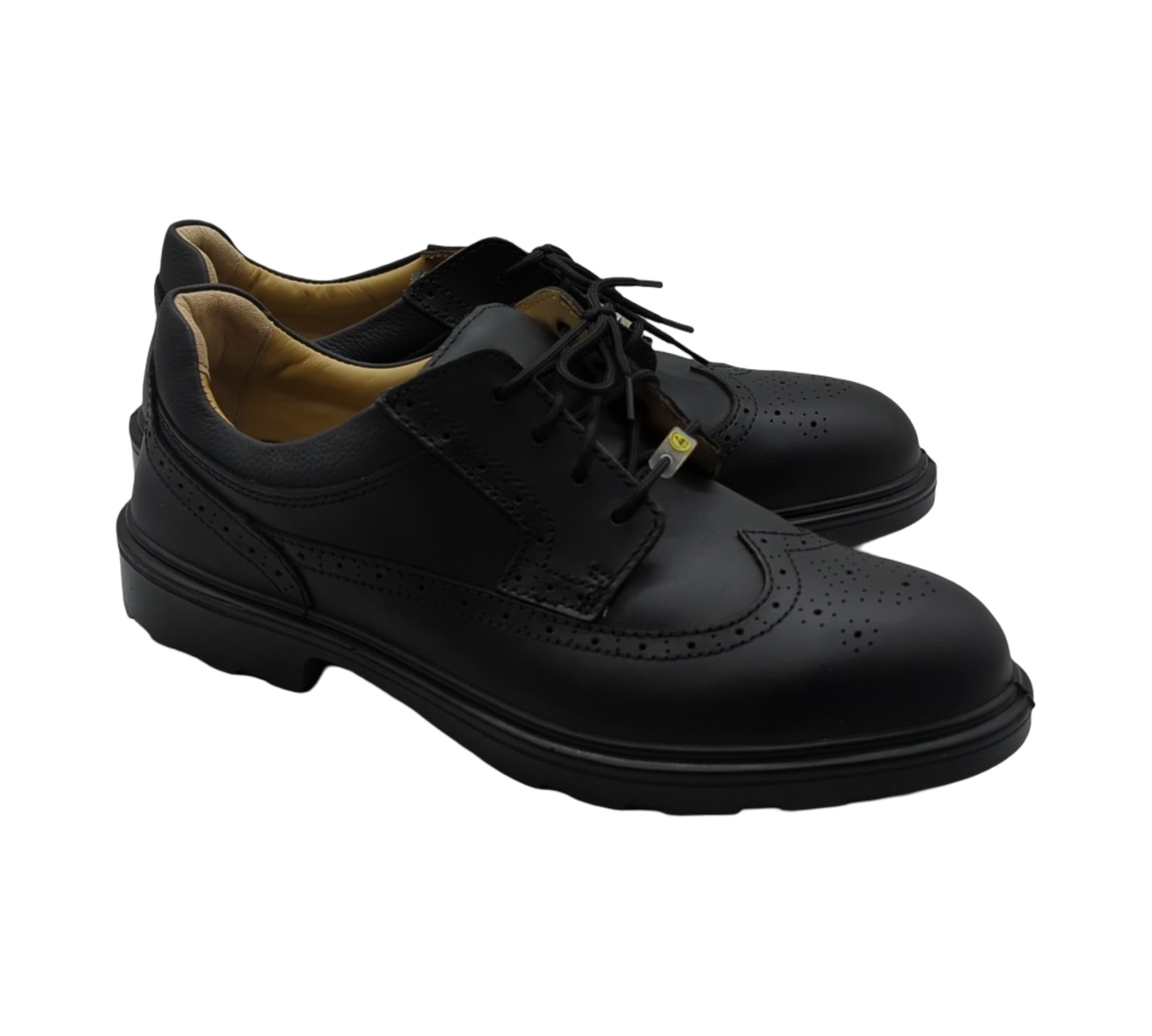 ELTEN OFFICER Sicherheitsschuhe Herren Leder Stahlkappe leicht elegant Schwarz Größe 45