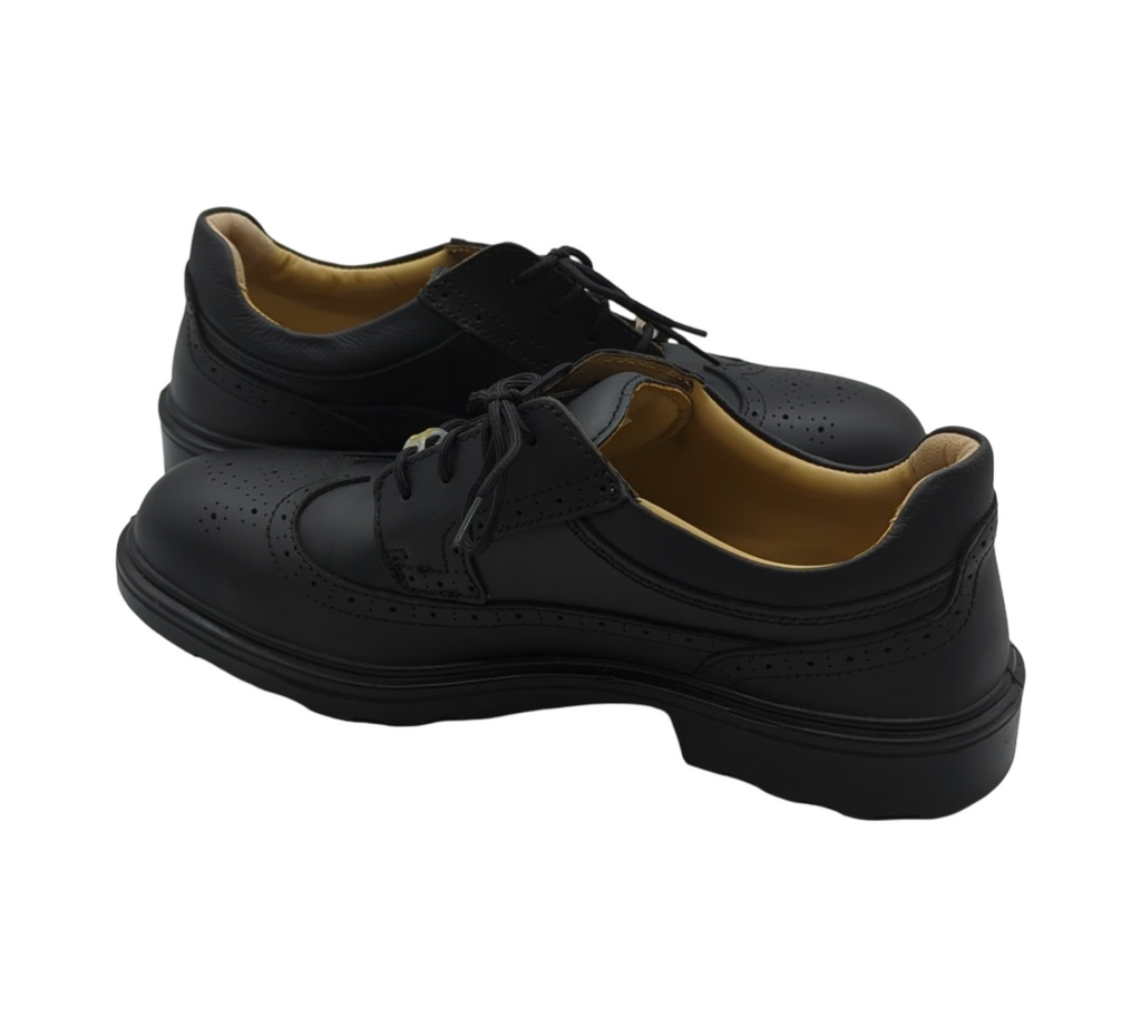 ELTEN OFFICER Sicherheitsschuhe Herren Leder Stahlkappe leicht elegant Schwarz Größe 45