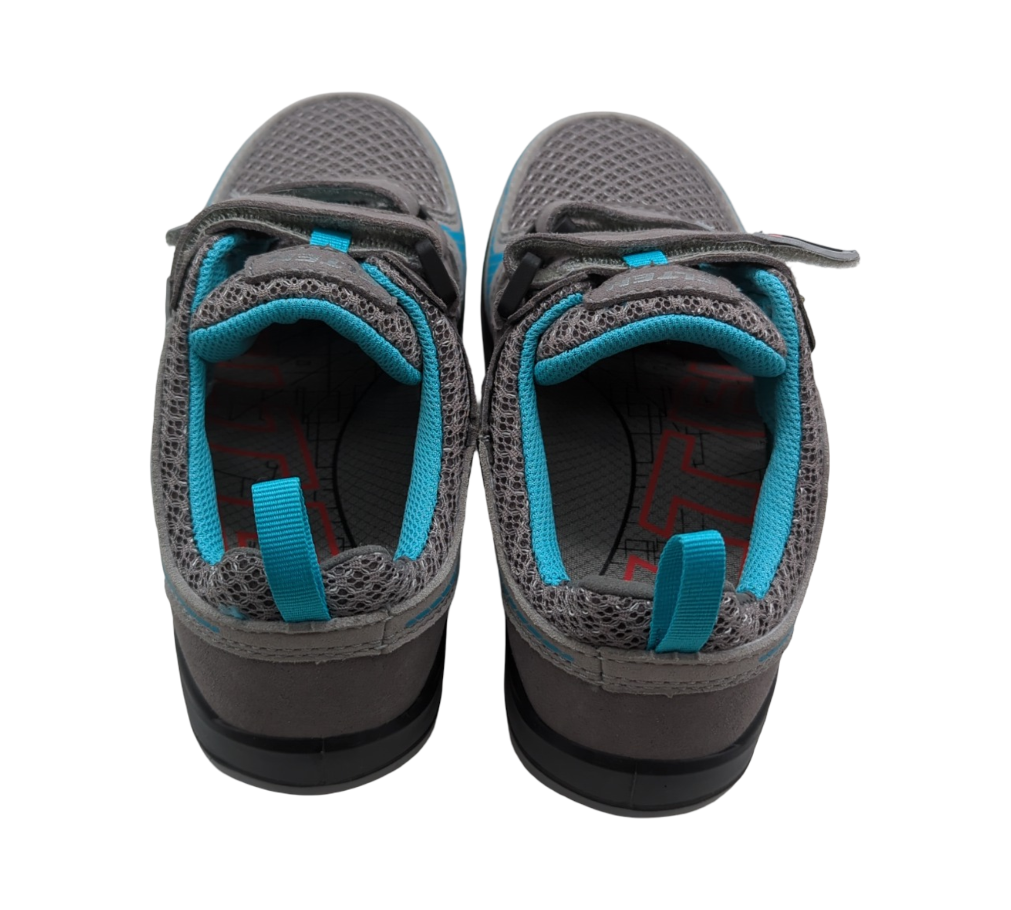 ELTEN MILA aqua Sicherheitsschuhe Damen Textil S1 ESD Stahlkappe Grau/Türkis Größe 36