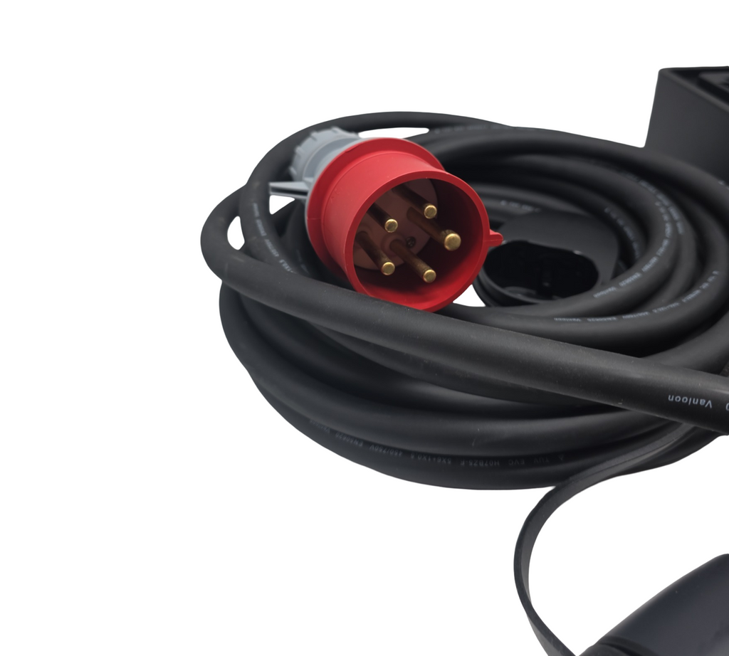 Wallbox 22kW Ladestation Typ 2 Kabel 10 m RCD Typ A 6-32A IP54 Schwarz
