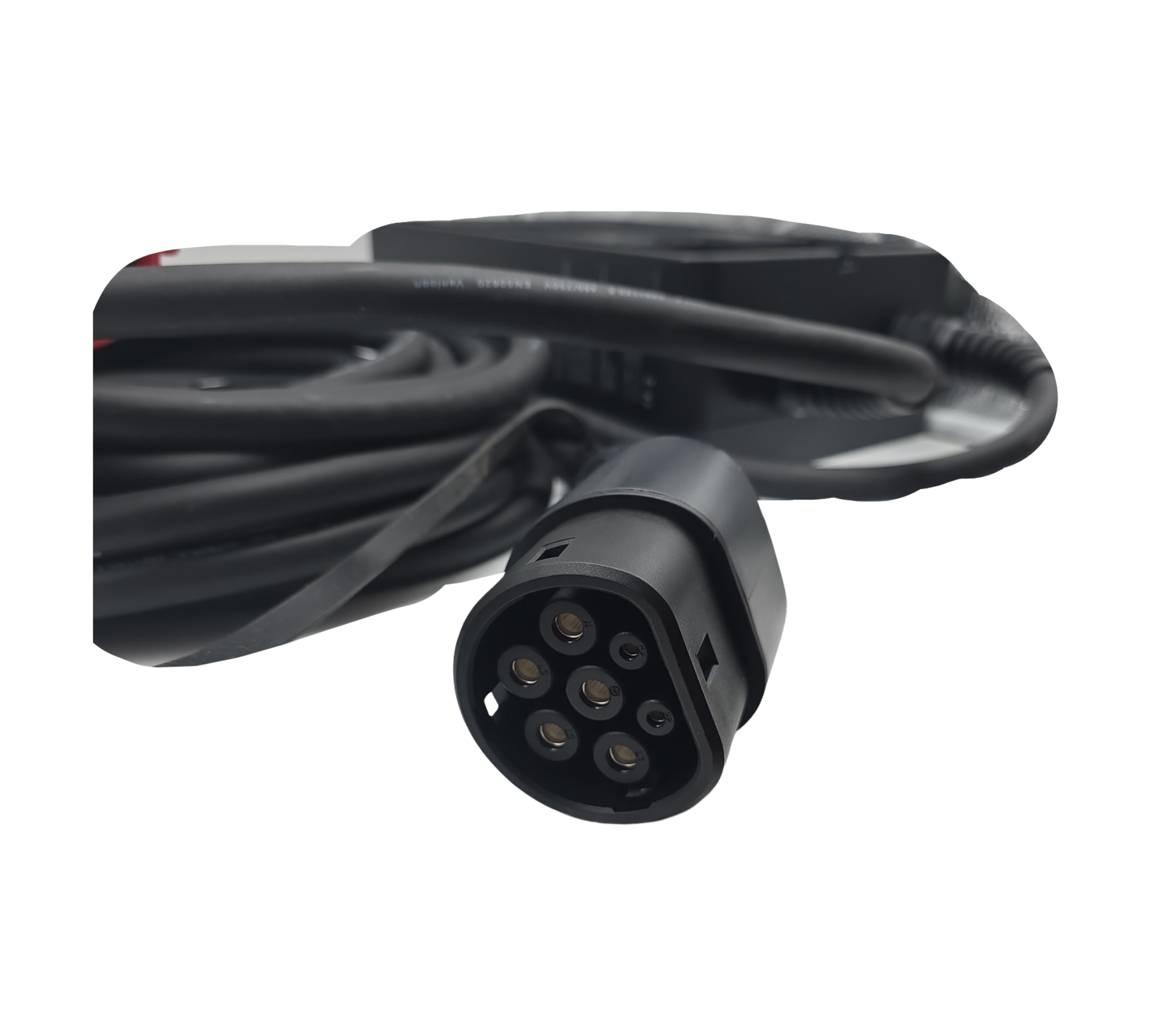 Wallbox 22kW Ladestation Typ 2 Kabel 10 m RCD Typ A 6-32A IP54 Schwarz