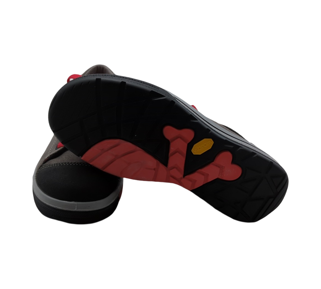 ELTEN VINTAGE Pirate Low Sicherheitsschuhe ESD S3 Leder Stahlkappe grau schwarz Unisex Größe 40