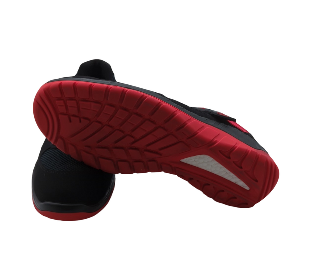 ELTEN Lonny red Easy Sicherheitsschuhe S1PS ESD Stahlkappe Schwarz Rot Größe 43