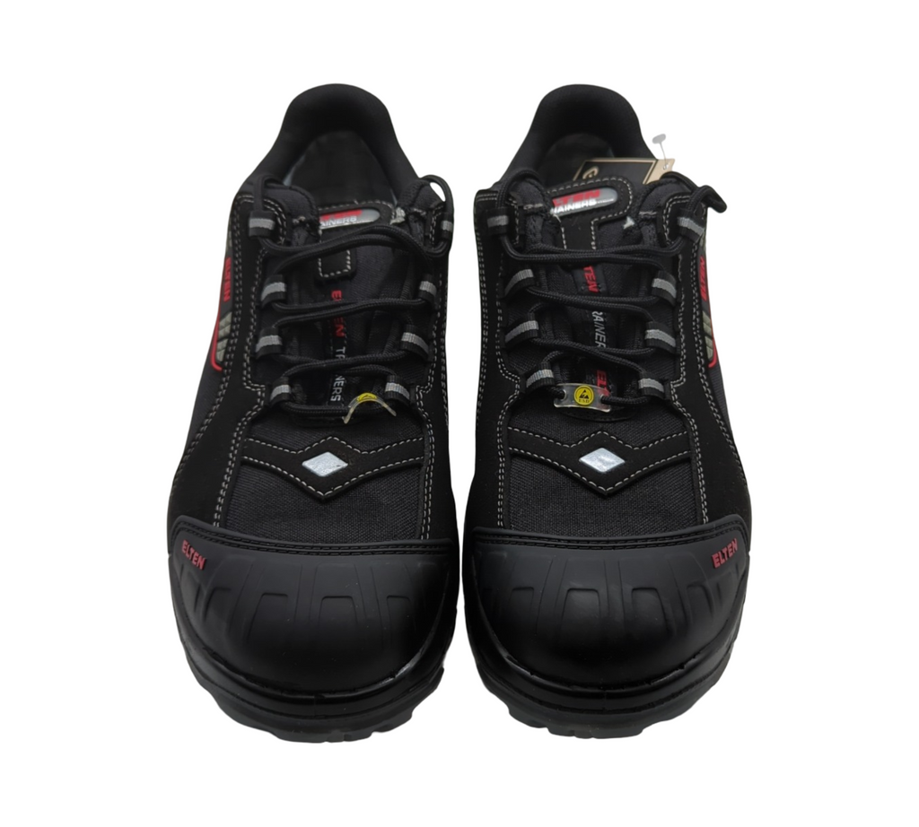 SENEX Pro GTX Sicherheitsschuhe S3 Herren Kunststoffkappe Gr. 44 Schwarz-Rot