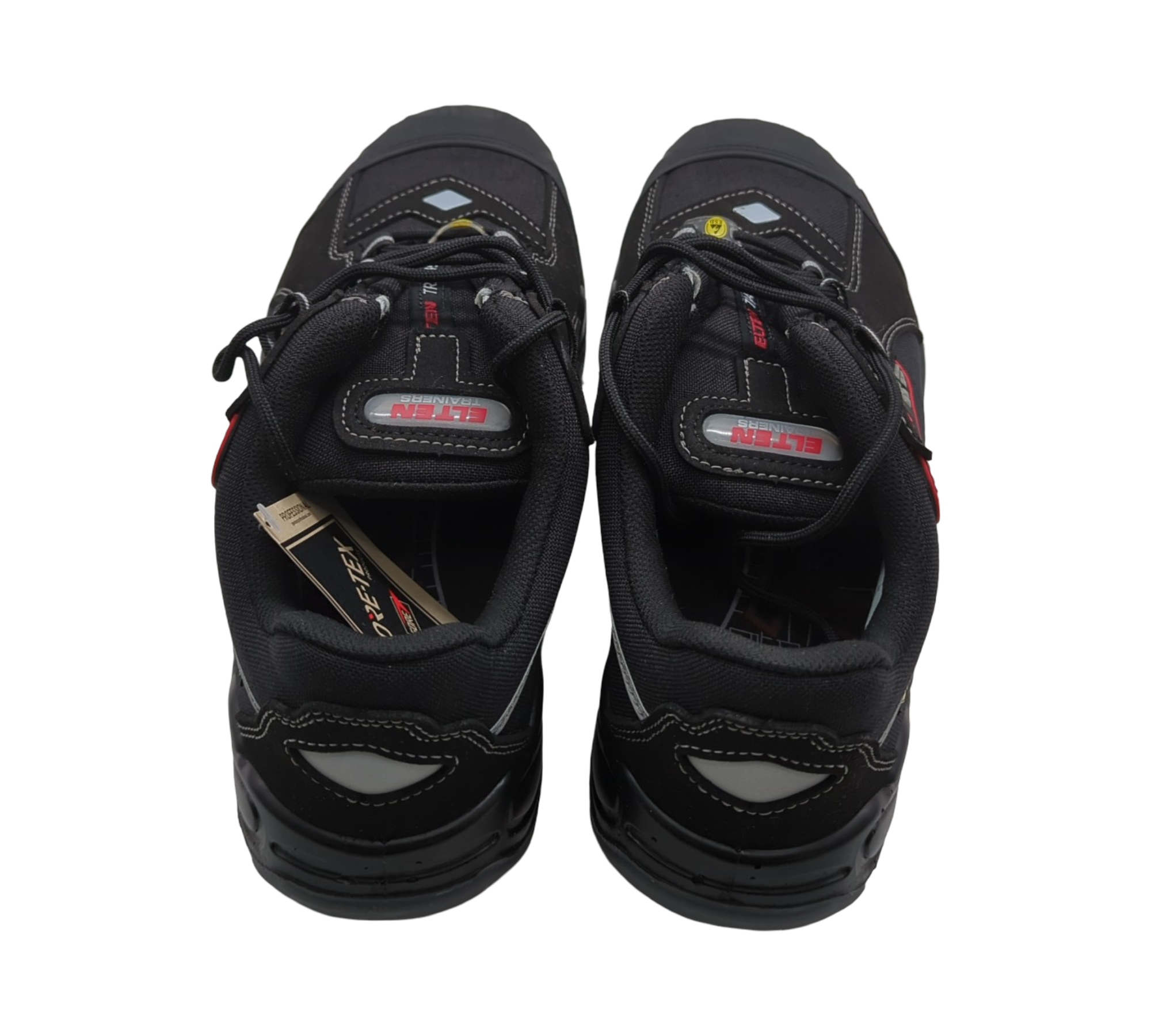 SENEX Pro GTX Sicherheitsschuhe S3 Herren Kunststoffkappe Gr. 44 Schwarz-Rot