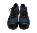 ELTEN LOGAN blue Sicherheitsschuhe Low S1 Herren leicht sportlich Textil Kunststoffkappe Schwarz Blau Größe 43
