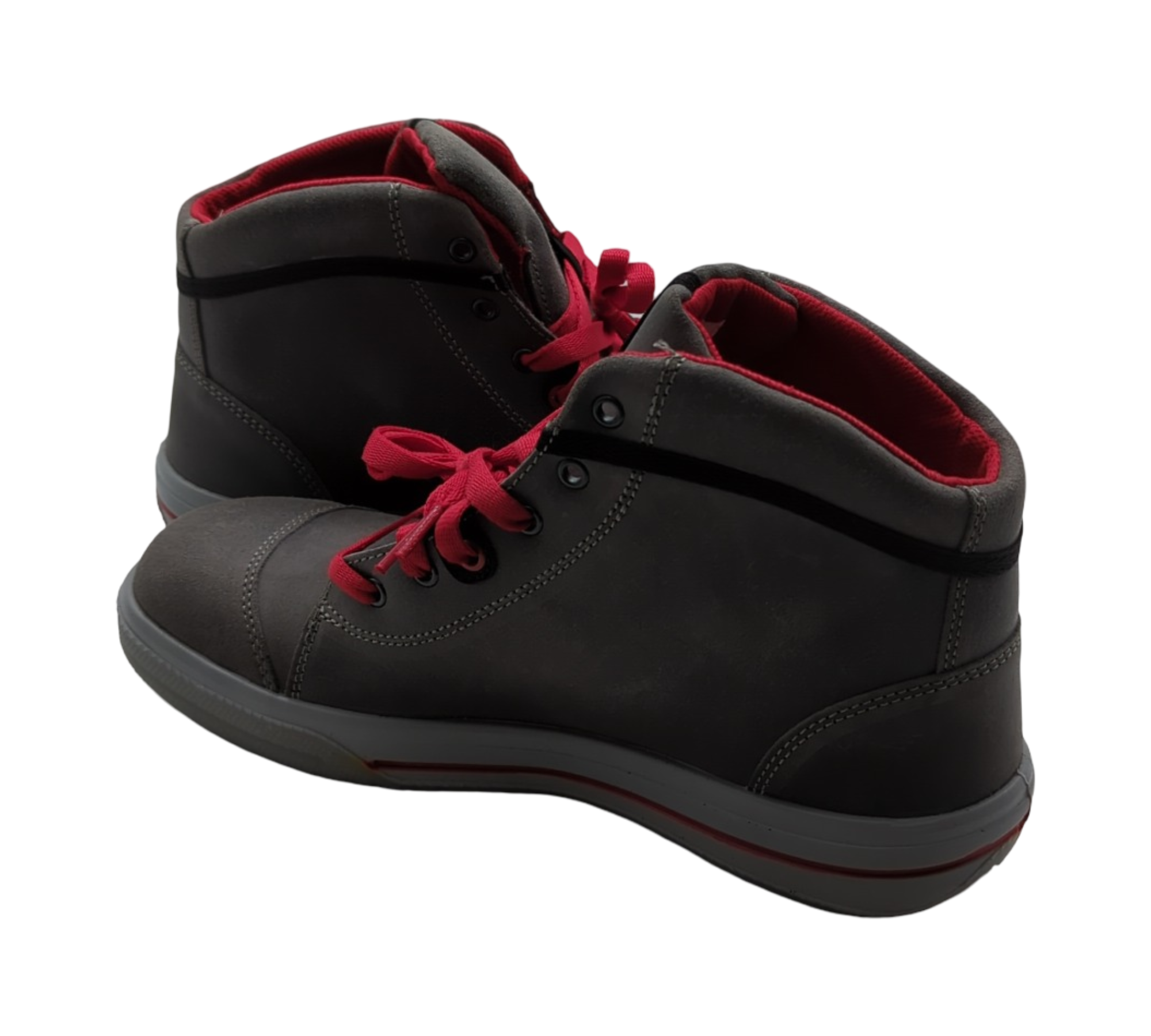 ELTEN VINTAGE Mid Sicherheitsschuhe Herren Leder Stahlkappe leicht sportlich grau Größe 44