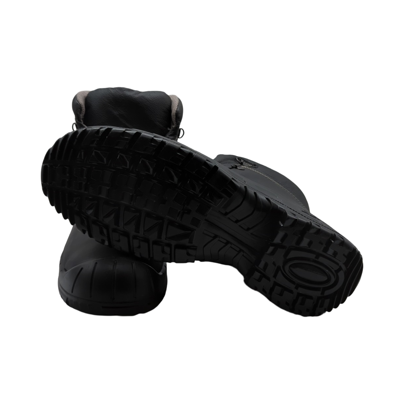 RENZO Mid Sicherheitsschuhe S3 ESD Herren Leder Stahlkappe leicht robust Schwarz Größe 48