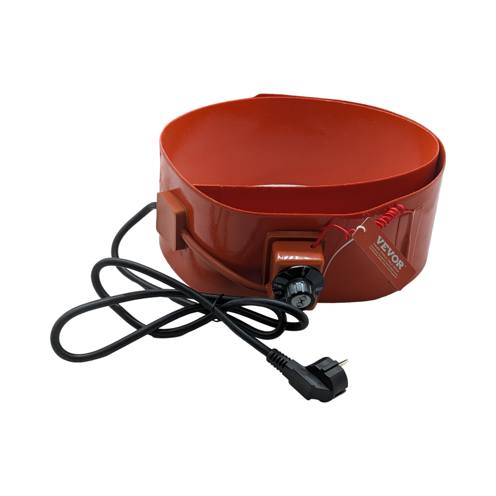 VEVOR Metallfassheizung 1200W Heizband für 55-Gallonen-Fässer regelbarer Thermostat 30-150°C 1740x125x60mm