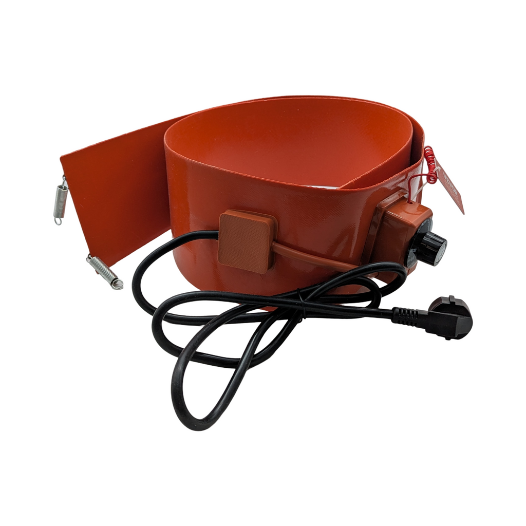 VEVOR Metallfassheizung 1200W Heizband für 55-Gallonen-Fässer regelbarer Thermostat 30-150°C 1740x125x60mm
