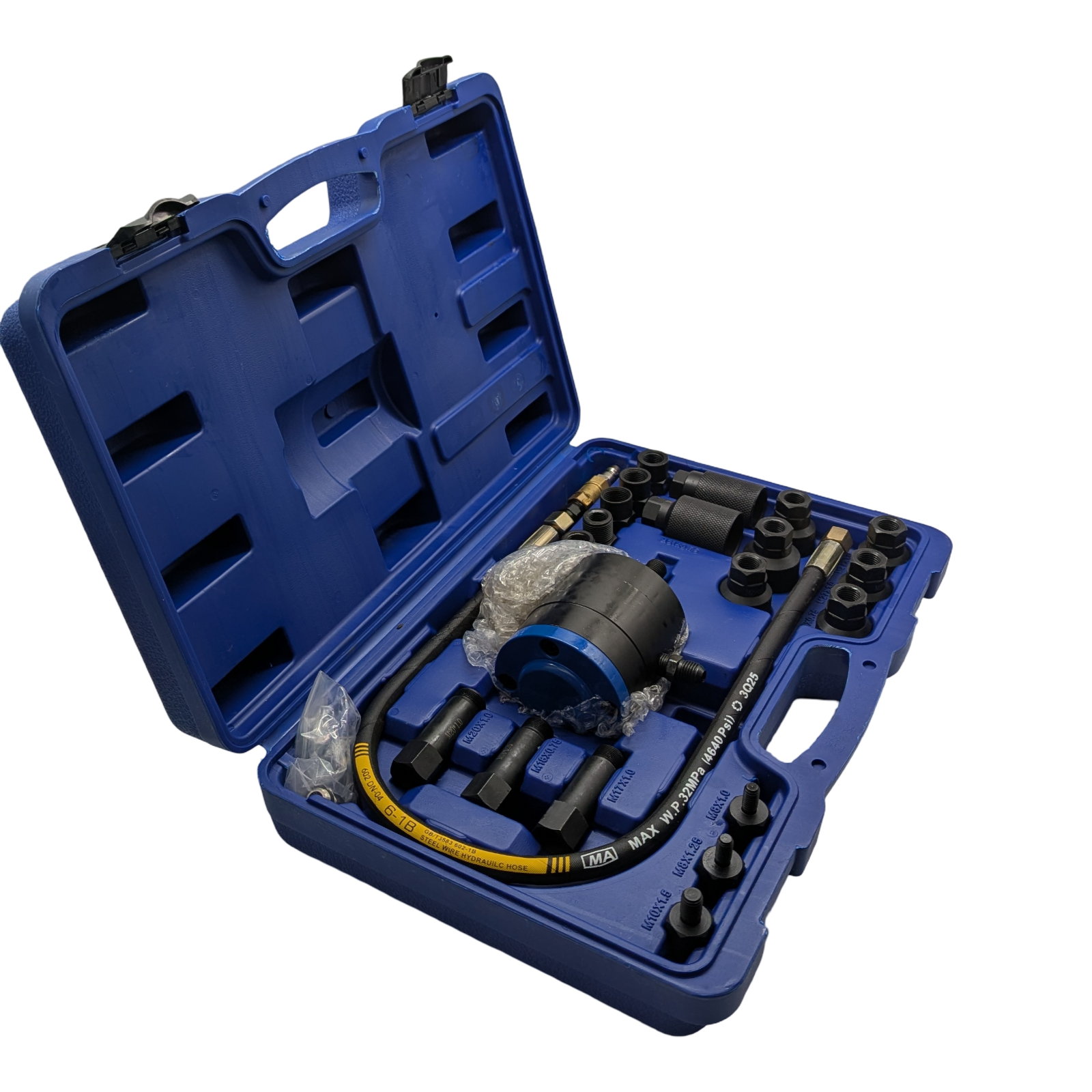 Orion Motor Tech Einspritzdüsenabzieher-Set Diesel pneumatisch 24-teilig Air Vibration 5-8 Bar mit Extraktor