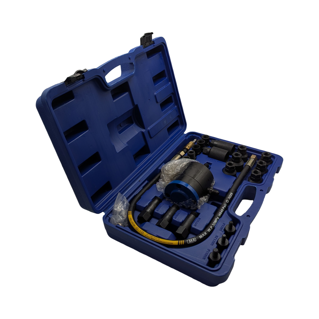 Orion Motor Tech Einspritzdüsenabzieher-Set Diesel pneumatisch 24-teilig Air Vibration 5-8 Bar mit Extraktor