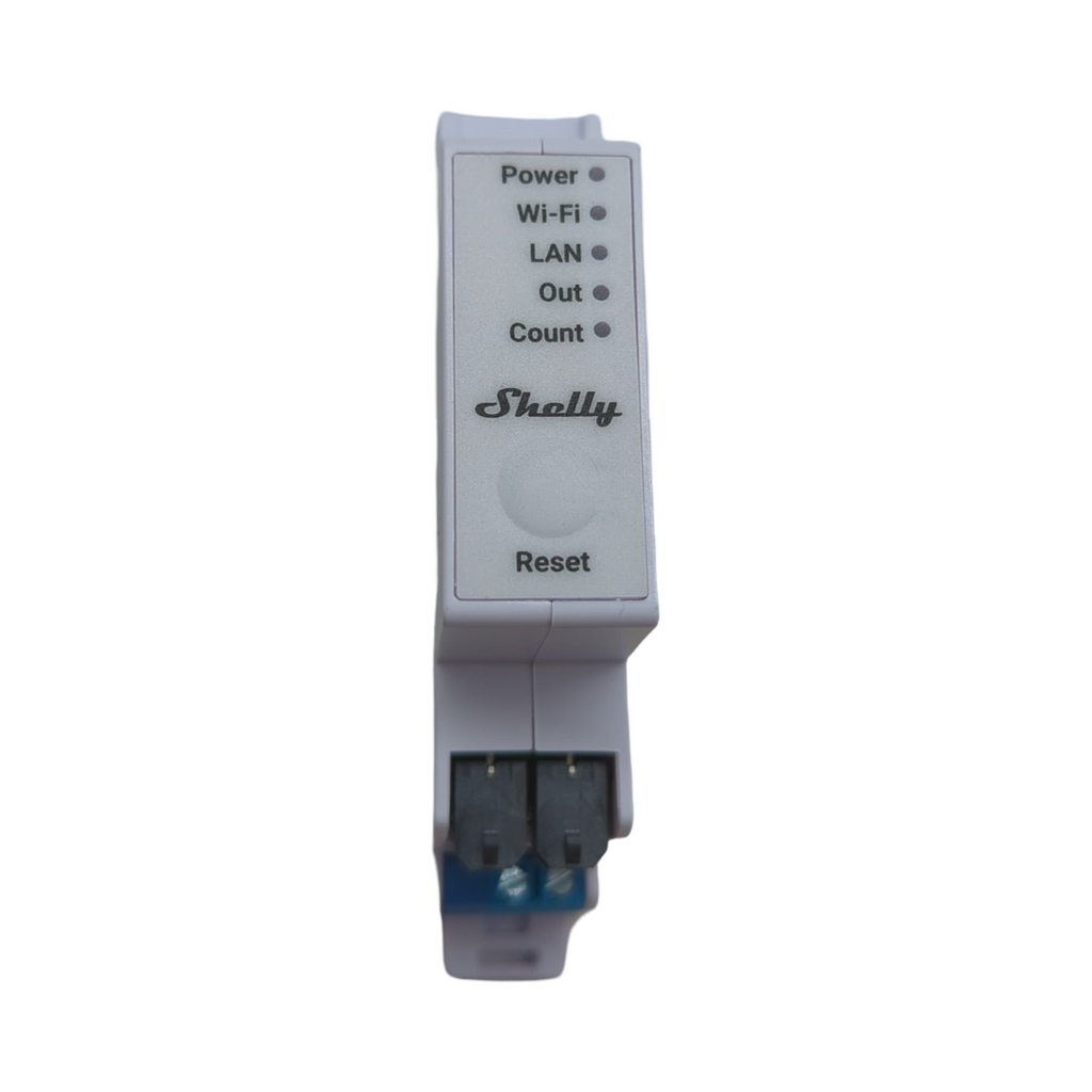 Shelly Pro EM 50A Smart Energiezähler 2 Kanäle 1 Phase WLAN LAN 2A potentialfreie Kontakte 4-Quadranten-Messung Photovoltaik IEC 62053