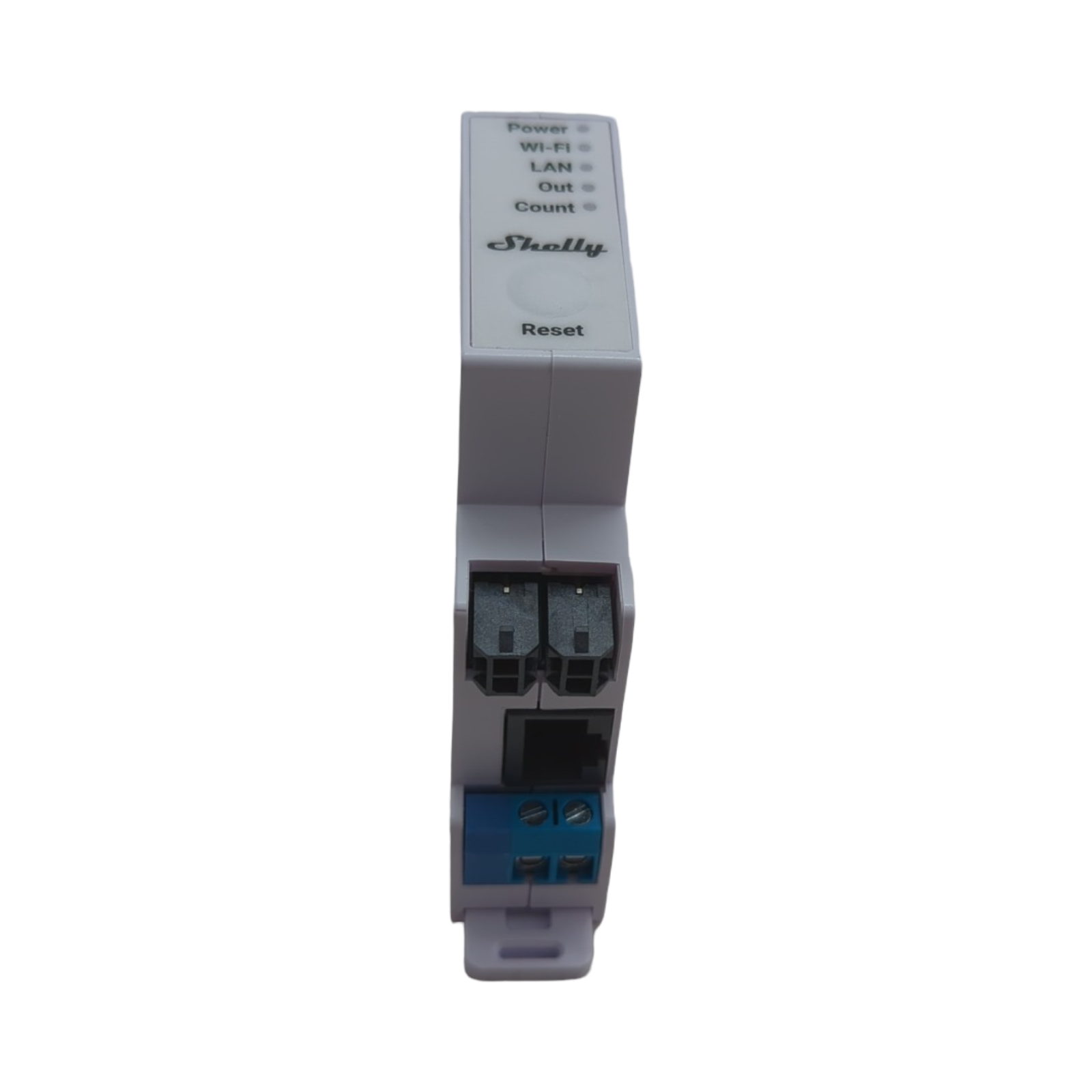 Shelly Pro EM 50A Smart Energiezähler 2 Kanäle 1 Phase WLAN LAN 2A potentialfreie Kontakte 4-Quadranten-Messung Photovoltaik IEC 62053