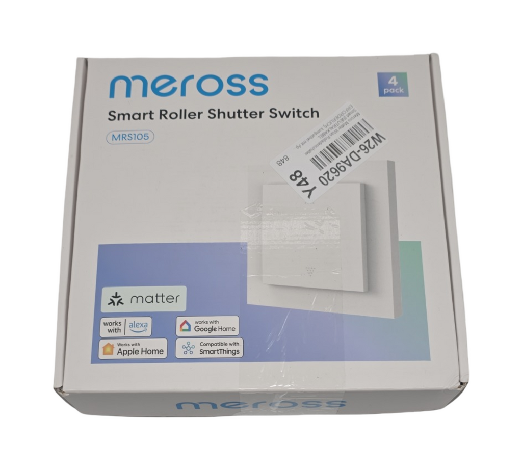 meross Matter WLAN Rolladenschalter Smart kompatibel mit Apple HomeKit Alexa Google Home Home Assistant für Neutralleiter