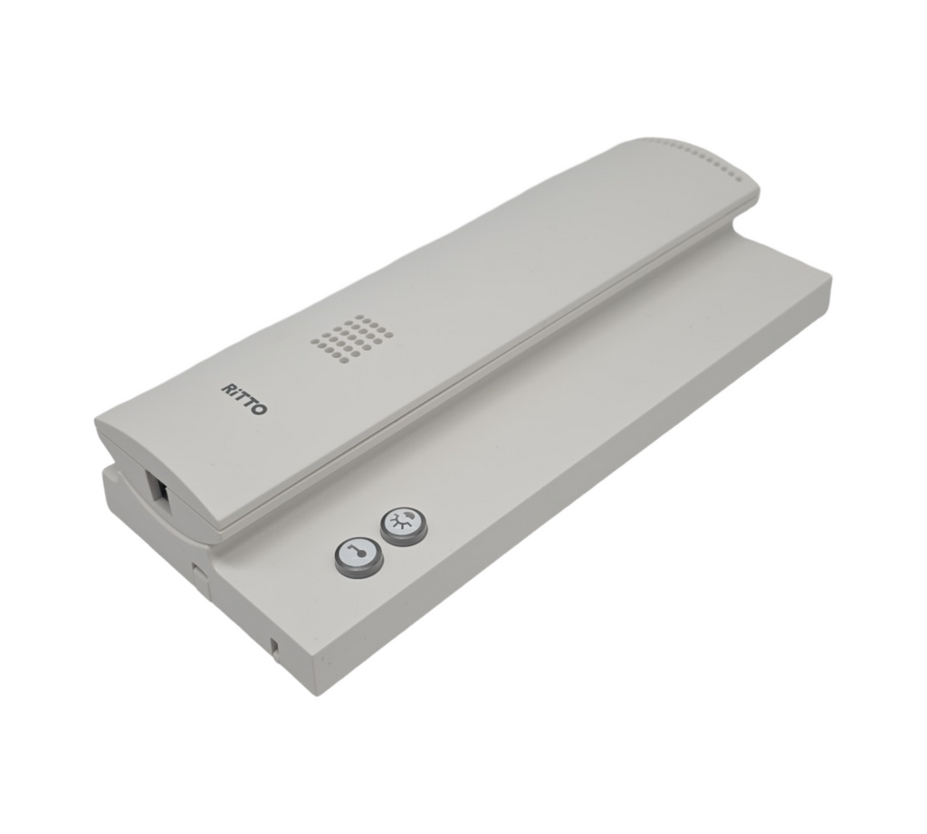 Ritto 1763070 Wohntelefon Gegensprechanlage Türsprechanlage Türöffnertaste weiss Inneneinheit