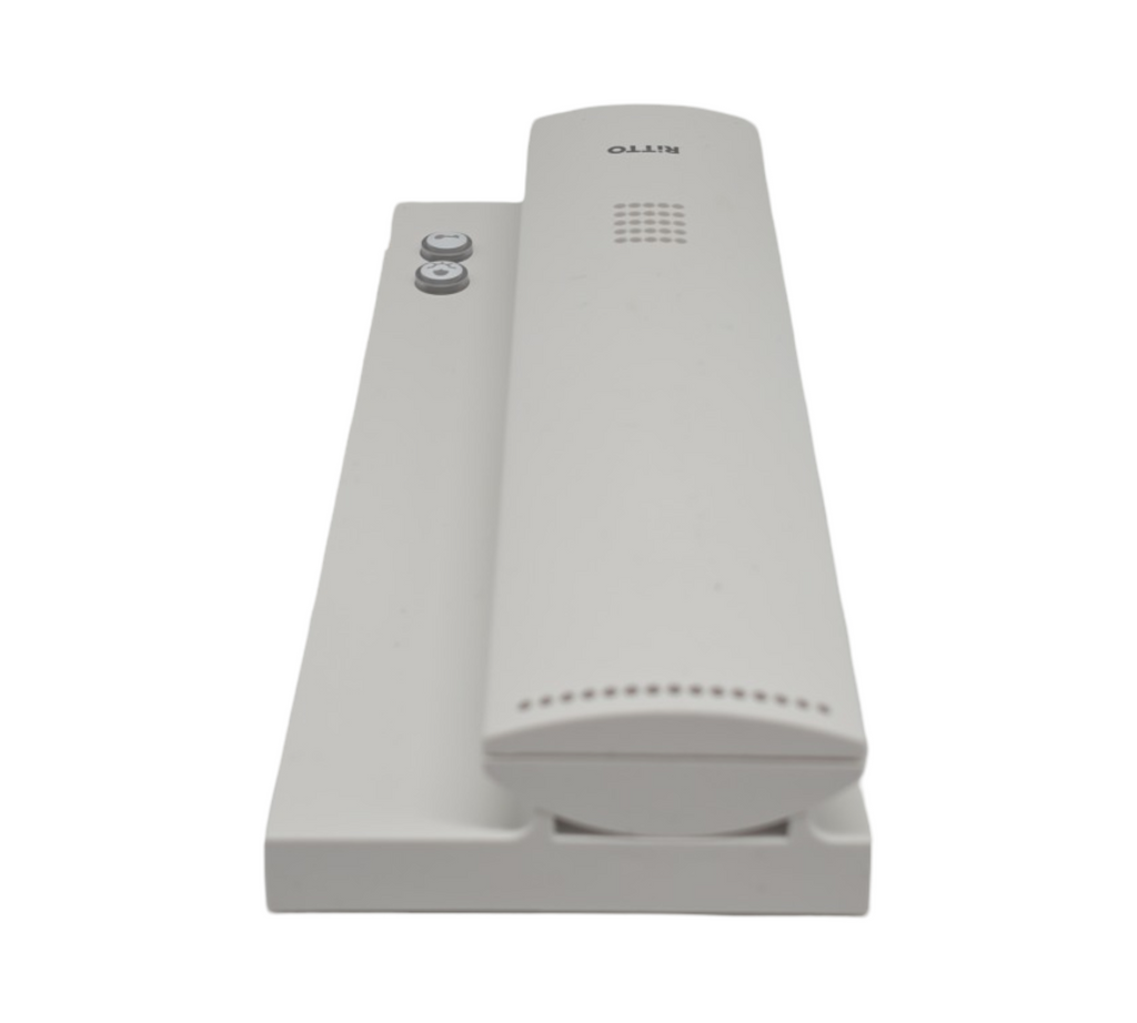 Ritto 1763070 Wohntelefon Gegensprechanlage Türsprechanlage Türöffnertaste weiss Inneneinheit