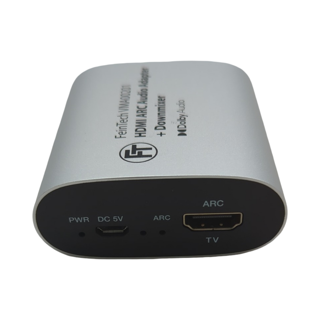 FeinTech VMA00201 HDMI-ARC Audio TV Adapter Dolby Digital Decoder Konverter mit Lautstärkesteuerung für Kopfhörer Stereo-Anlage Soundbar