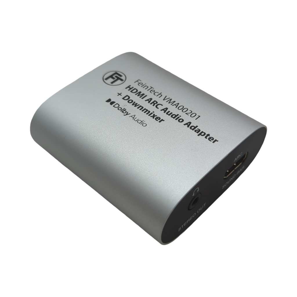 FeinTech VMA00201 HDMI-ARC Audio TV Adapter Dolby Digital Decoder Konverter mit Lautstärkesteuerung für Kopfhörer Stereo-Anlage Soundbar