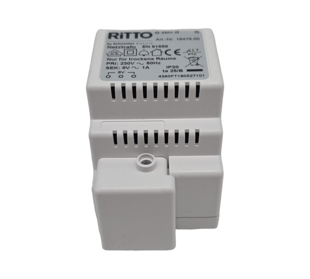 Ritto Netztrafo REG Klingeltransformator 8V 230V AC Artikelnummer 1647600