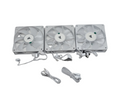 CORSAIR RS120 PWM-Lüfter 120mm ARGB geräuscharm magnetisches Dome-Lager Weiß 3er-Set