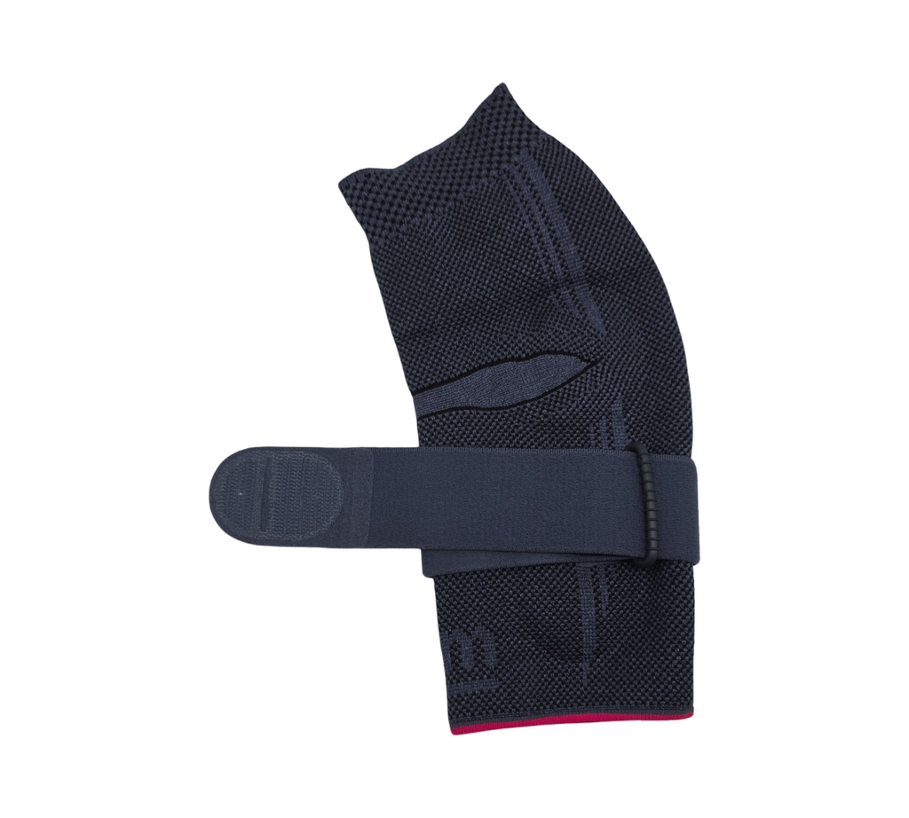 Epicomed Ellenbogenbandage Unisex silber Kompressionsbandage Stabilisierung Tennisarm Golferarm Größe III