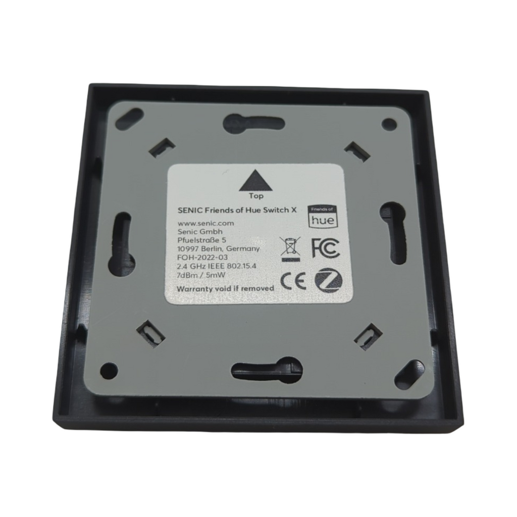 Senic Friends of Hue Lichtschalter kabellos batterieos Schwarz Zigbee