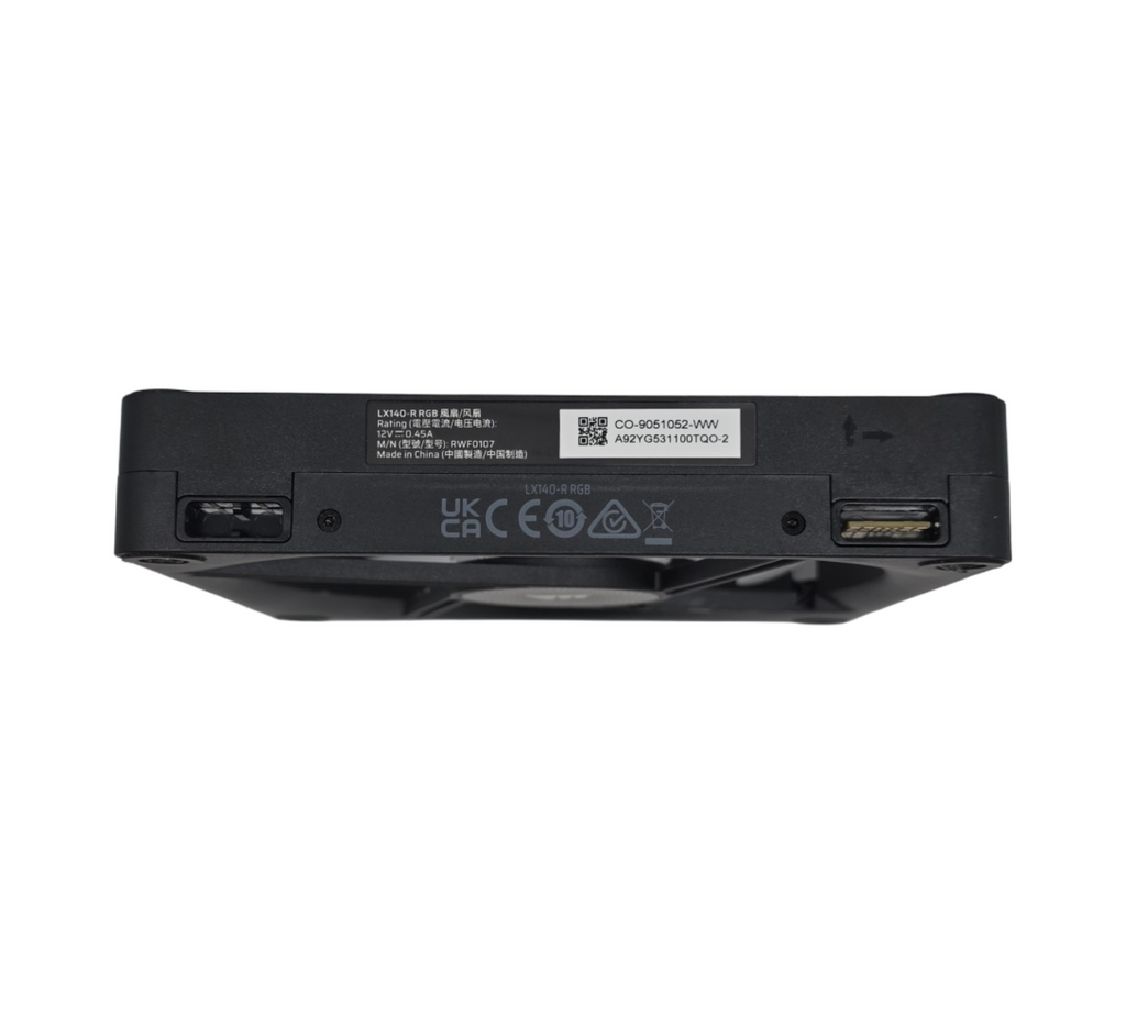CORSAIR iCUE LINK LX140-R 140mm PWM Umkehrlüfter RGB geräuscharm magnetische Kuppellagerung zwei Lichtschleifen einzeln