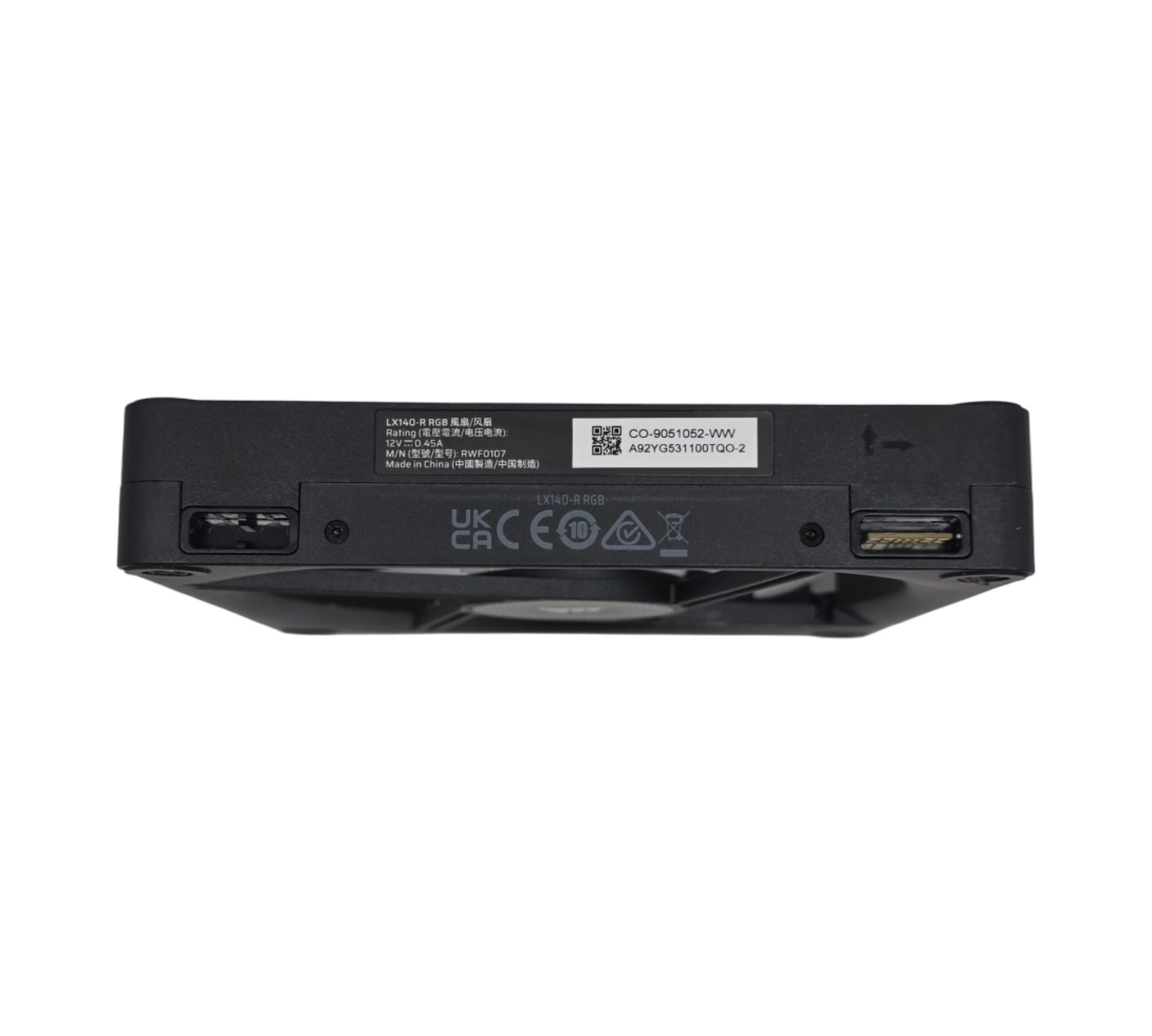 CORSAIR iCUE LINK LX140-R 140mm PWM Umkehrlüfter RGB geräuscharm magnetische Kuppellagerung zwei Lichtschleifen einzeln