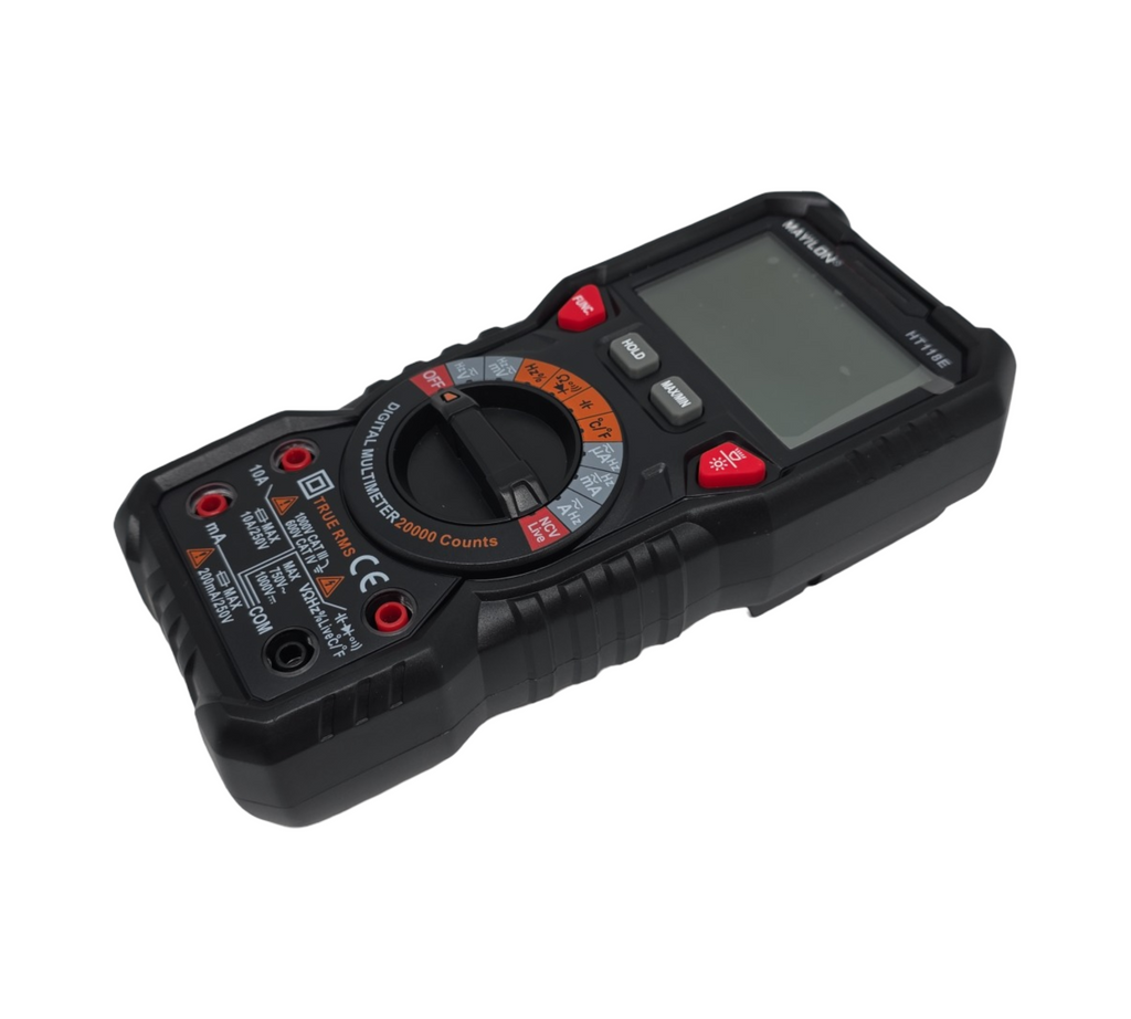 HT118E Multimeter Digital Strommessgerät True RMS mit NCV LIVE-Erkennung AC/DC Spannung Strom Temperatur 20000 Zählt