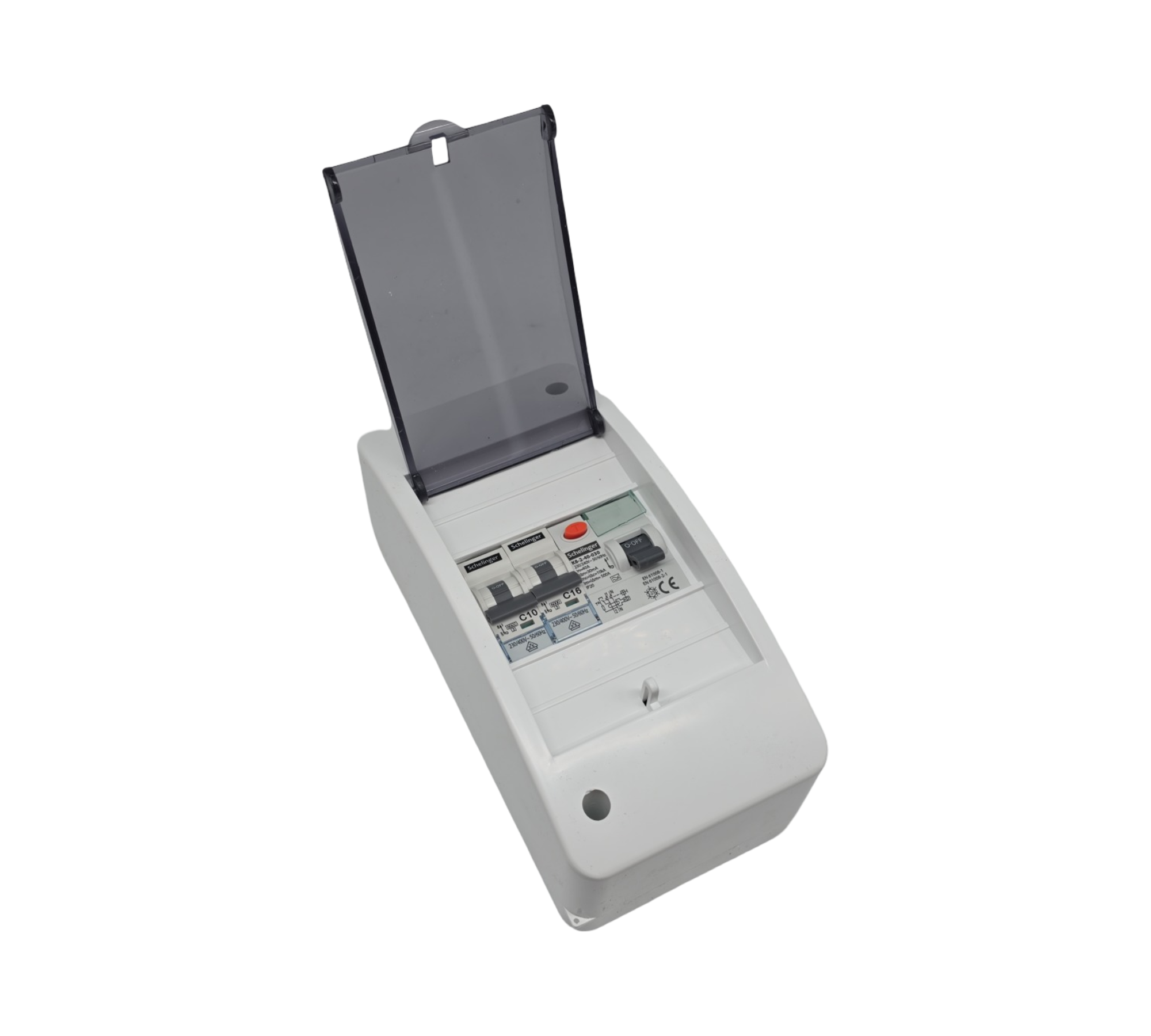 RoadEu Leitungsschutzschalter Stromverteiler Fehlerstromschutzschalter 40A 2-polig LS C16A C10A 230V
