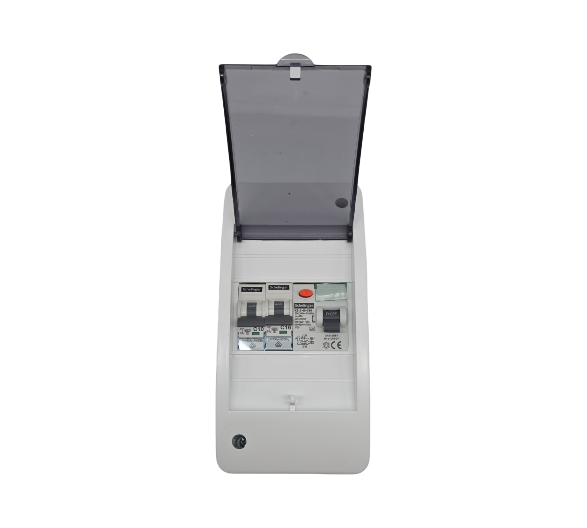 RoadEu Leitungsschutzschalter Stromverteiler Fehlerstromschutzschalter 40A 2-polig LS C16A C10A 230V