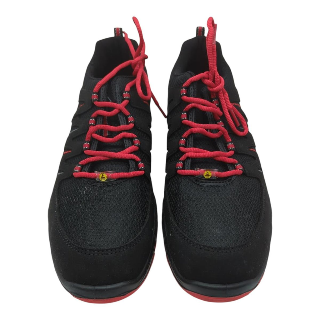 Elten Maddox S3 ESD Sicherheitsschuhe Schwarz Rot 47