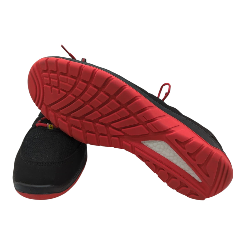 Elten Maddox S3 ESD Sicherheitsschuhe Schwarz Rot 47
