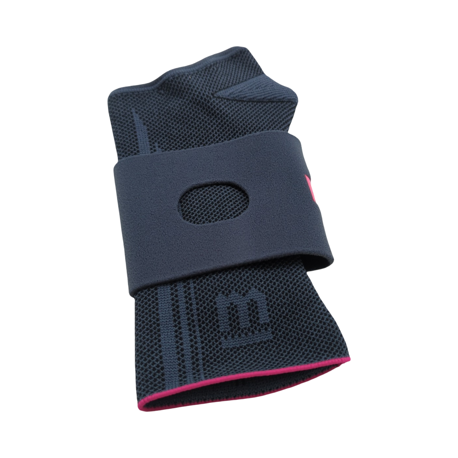 Manumed active Handgelenkbandage links silber Kompressionsbandage zur Stabilisierung Größe II