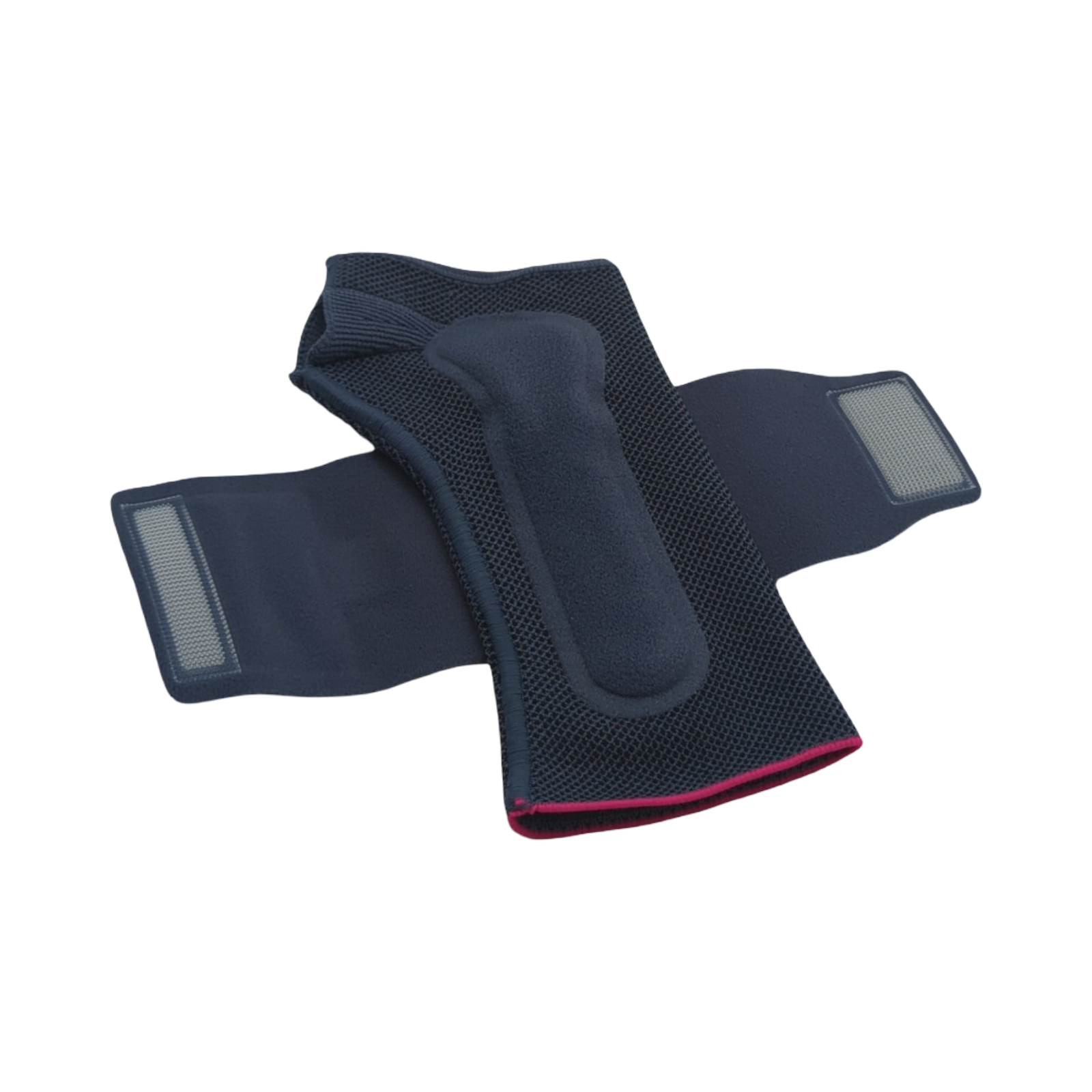 Manumed active Handgelenkbandage links silber Kompressionsbandage zur Stabilisierung Größe II