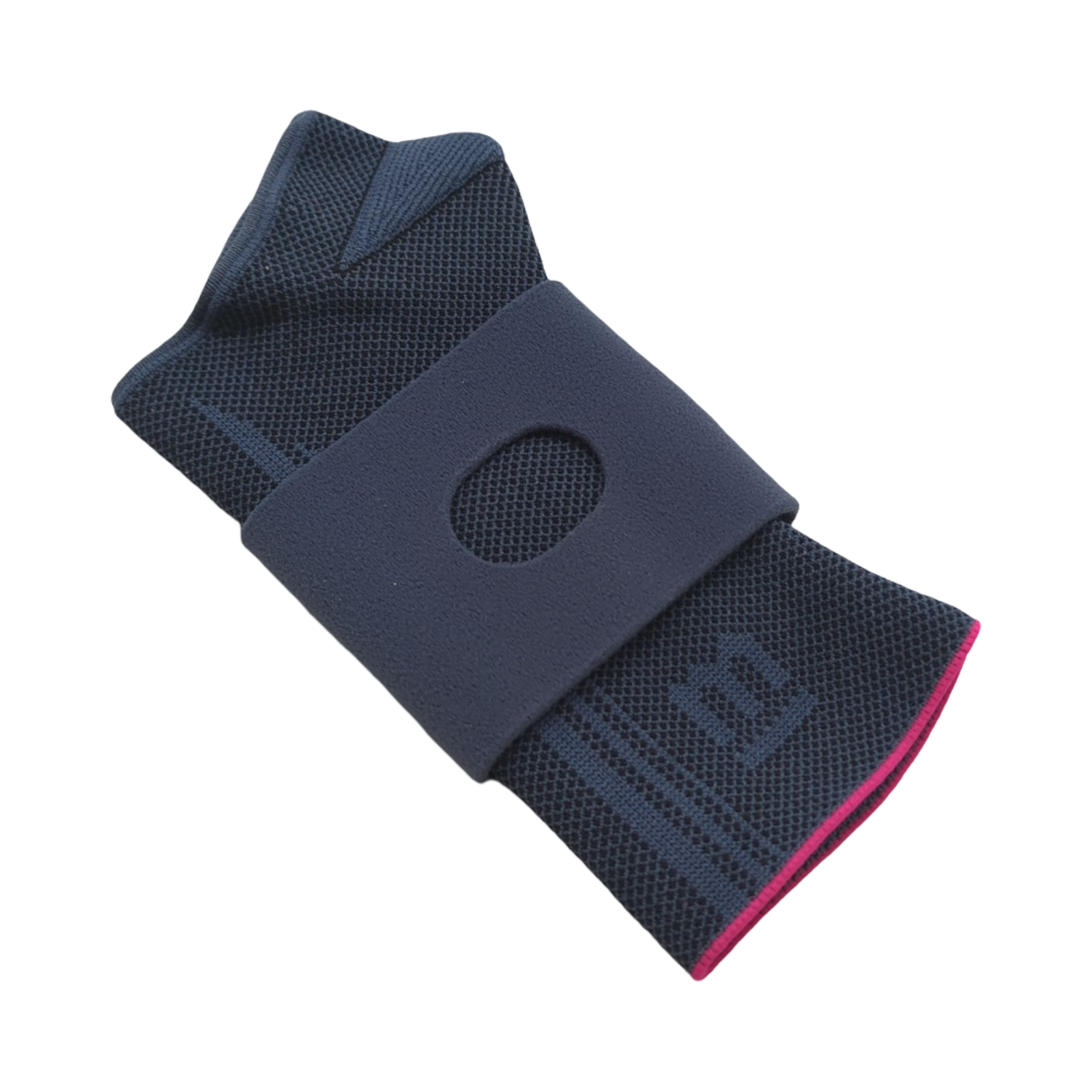 Manumed active Handgelenkbandage links silber Kompressionsbandage zur Stabilisierung Größe II