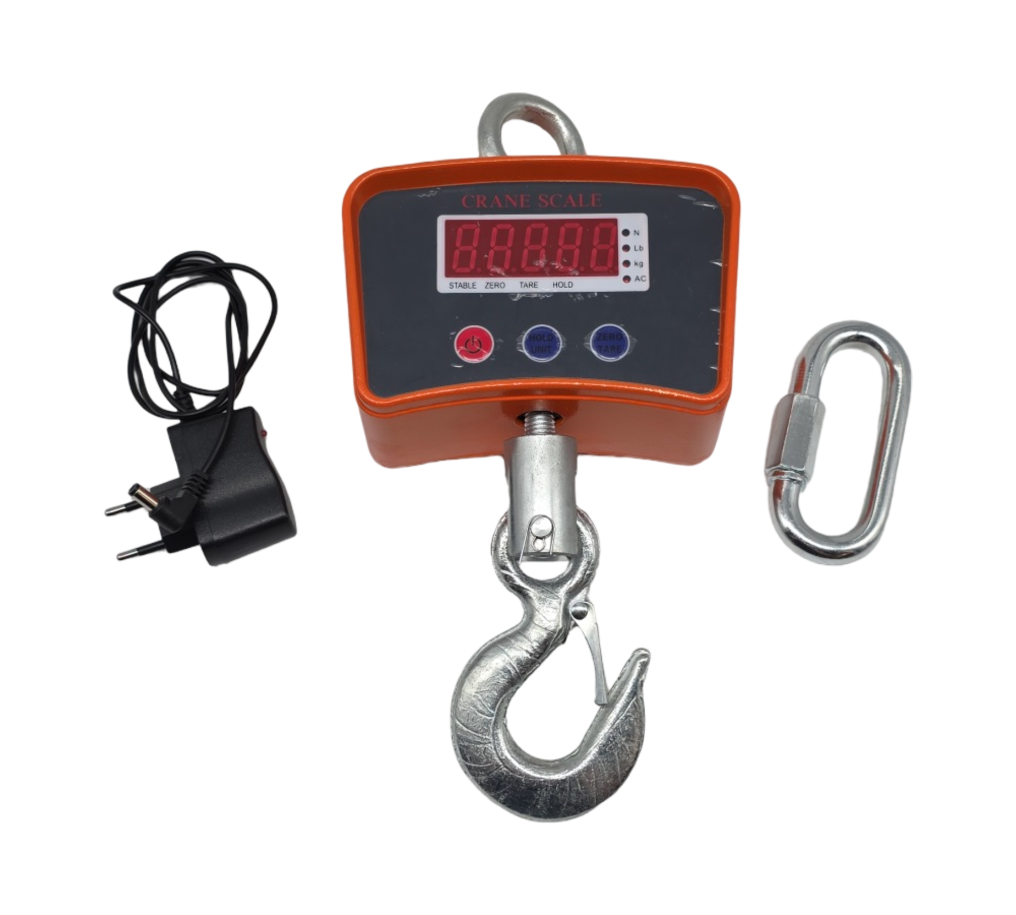 Kranwaage 1000 kg Digitale Waage Dynamometer hohe Präzision Edelstahlhaken