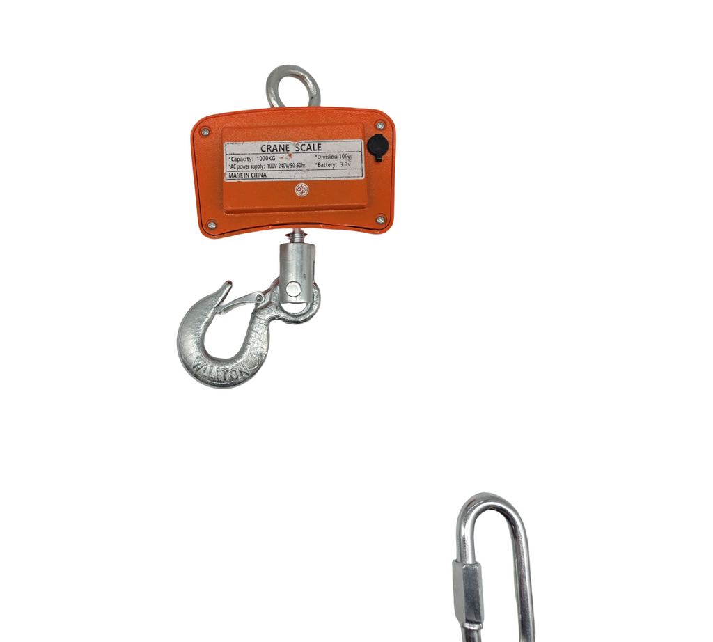 Kranwaage 1000 kg Digitale Waage Dynamometer hohe Präzision Edelstahlhaken