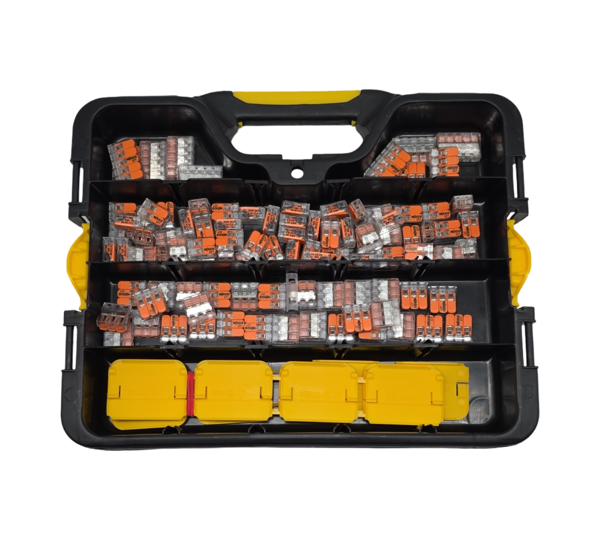 Wago S221 Klemmen Set Koffer 100 Stück 60x2E 30x3E 10x5E