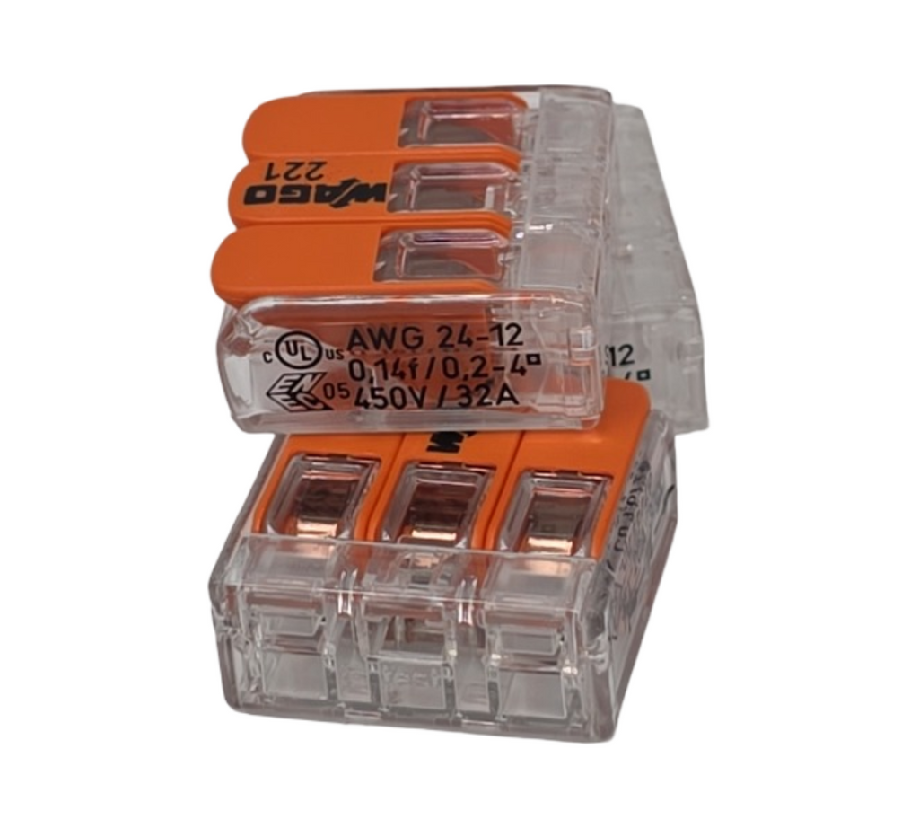 Wago S221 Klemmen Set Koffer 100 Stück 60x2E 30x3E 10x5E