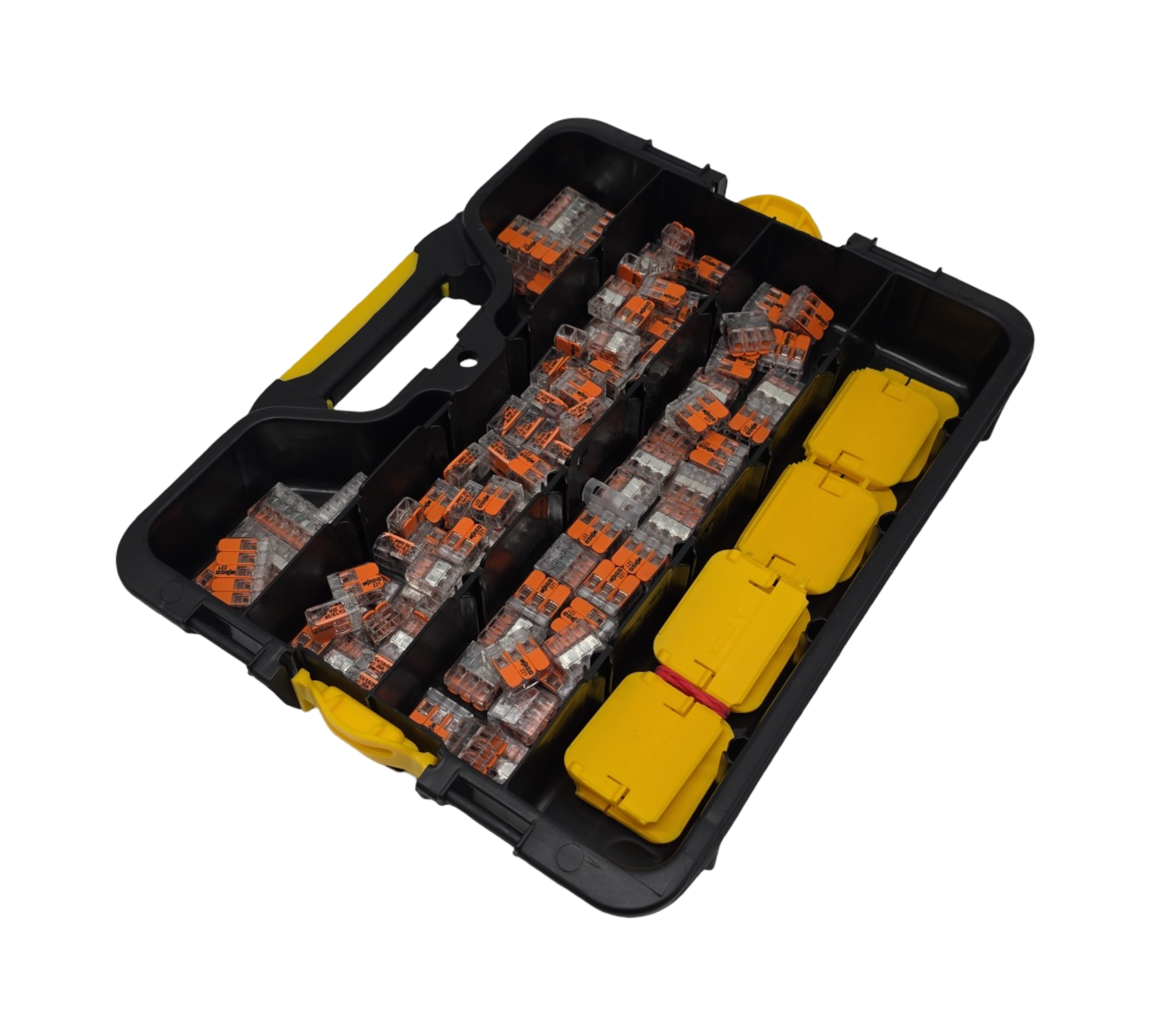 Wago S221 Klemmen Set Koffer 100 Stück 60x2E 30x3E 10x5E