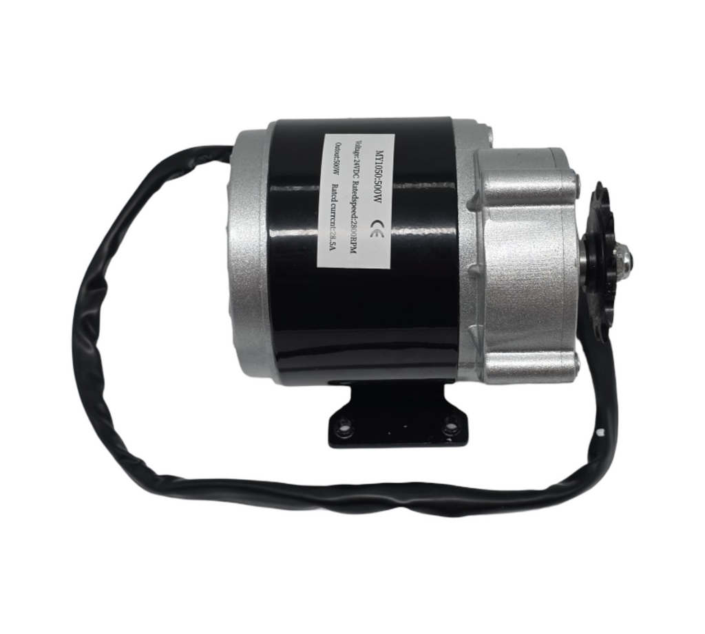 BuyWeek DC Getriebemotor 24V 500W Elektromotor gebürstet 13T 2800RPM Drehzahlreduzierung für Elektrofahrräder