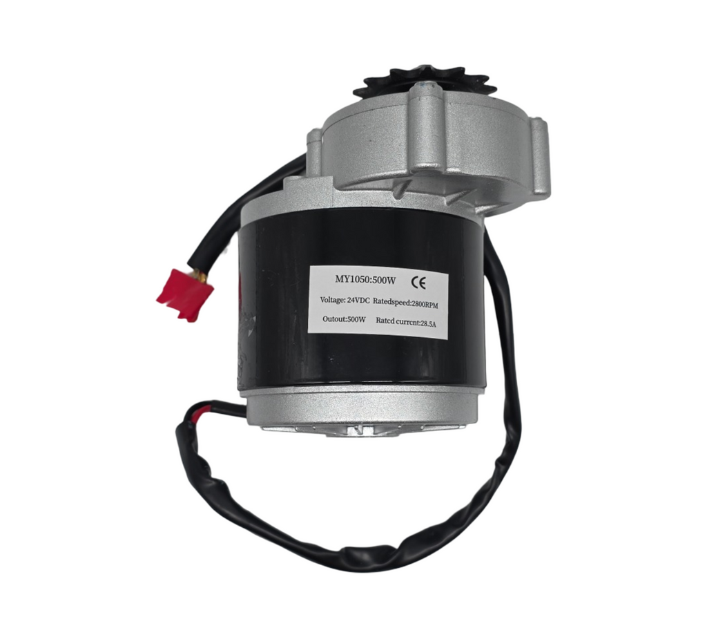 BuyWeek DC Getriebemotor 24V 500W Elektromotor gebürstet 13T 2800RPM Drehzahlreduzierung für Elektrofahrräder