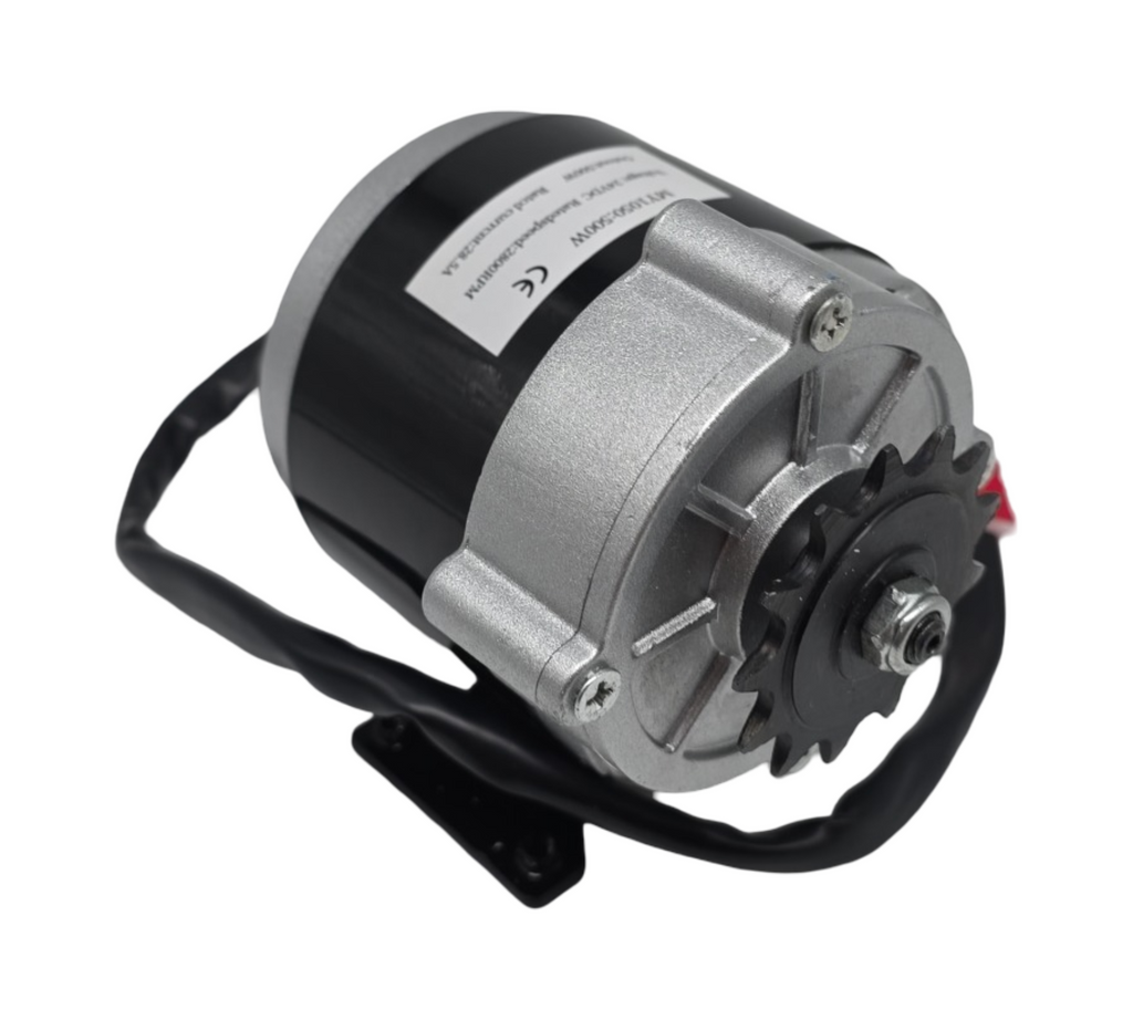 BuyWeek DC Getriebemotor 24V 500W Elektromotor gebürstet 13T 2800RPM Drehzahlreduzierung für Elektrofahrräder